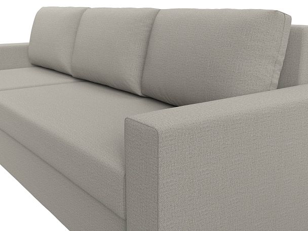 Диван угловой Траумберг Лайт левый угол Рогожка бежевый - Вид 4