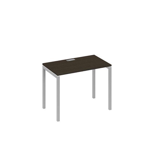 Стол письменный на металлокаркасе DUE A4 А4 Б2 002 БП венге / металлокаркас серый - Вид 1