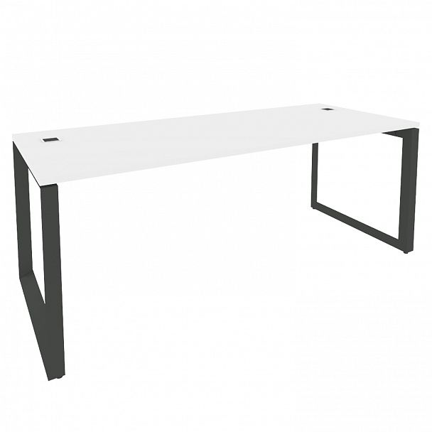 Стол руководителя "Onix direct" O.MO-SRR-6.8 белый/антрацит - Вид 1