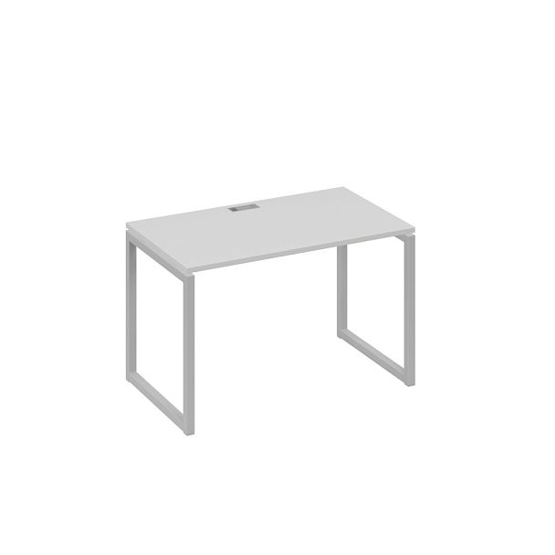 Стол письменный на металлокаркасе QUATTRO A4 А4 Б4 013 БП серый / металлокаркас серый - Вид 1