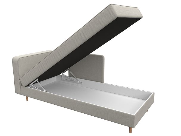 Кушетка Прайм левая Рогожка бежевый - Вид 7