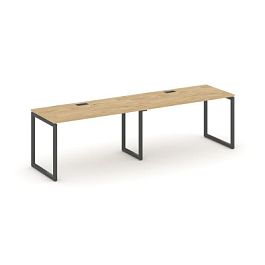 Стайл Проджект Рабочая станция 1 сторон. SN-4O.ORS-001 Тиквуд Светлый/Металл Антрацит 1960*600*750 - Фото предпросмотра