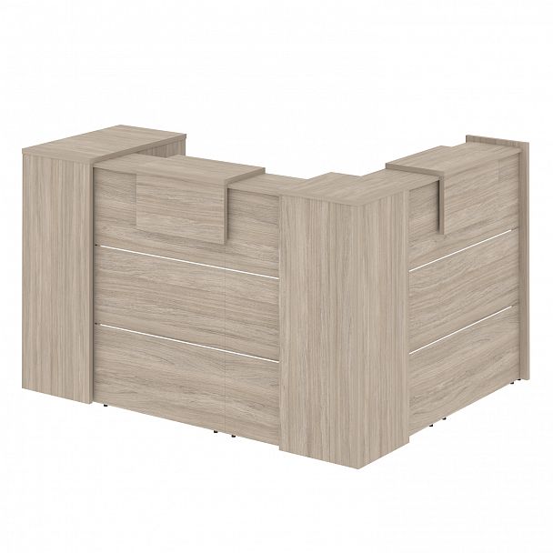 Ресепшн Г-образный "Onix" O.R-K-26 дуб аттик - Вид 2