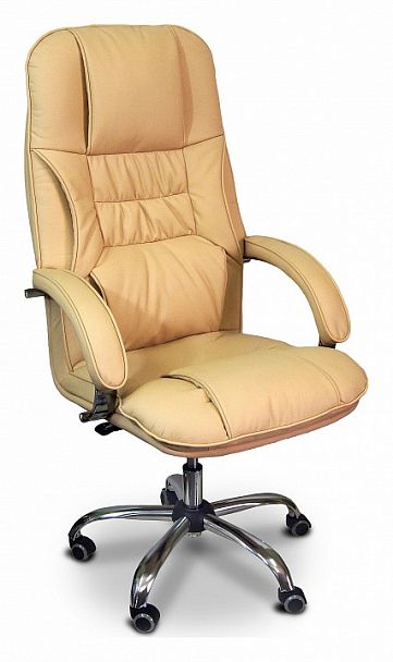 Кресло для руководителя Бридж КВ-14-131112 бежевое - Вид 1
