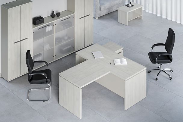 Стол письменный New Line 180x80x75 дуб шамони темный - Вид 8