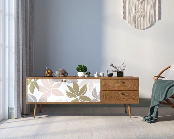 Комод Berber два ящика и две дверки 27 принт арт BB27/Print_27 - Вид 5