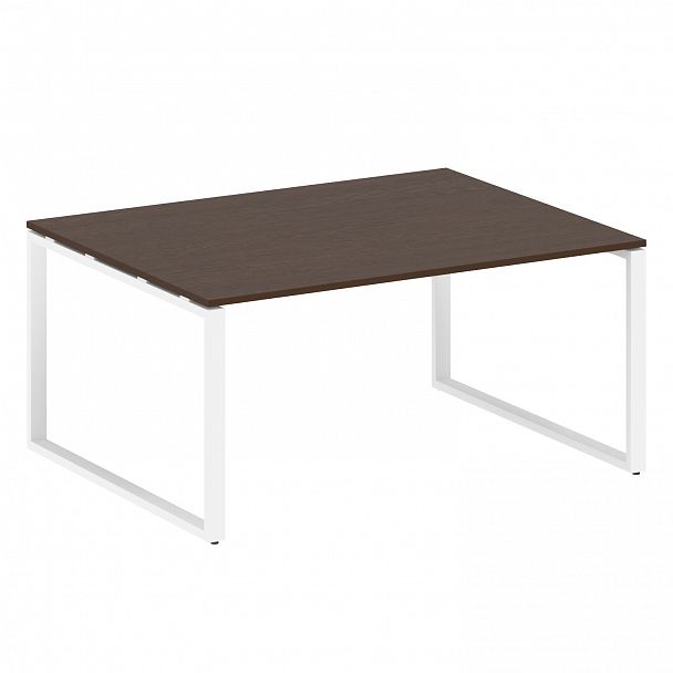 Стол для переговоров "Metal System" БО.ПРГ-1.4 венге/белый - Вид 1