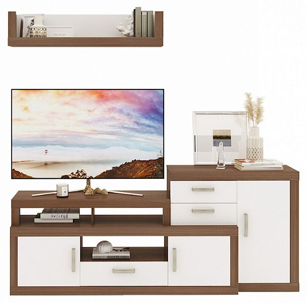 Набор для гостиной Toivo ТОЙ-ГСТ 6 Белый/Шамони - Вид 1