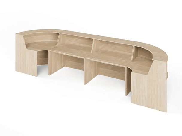 ЛАЙТ / LIGHT RLG072 Двойной ресепшн 440x100x115 Дуб Сонома - Вид 2