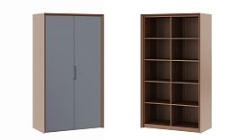 Шкаф для бумаг Concept 105x50x185,5 дуб капучино - Фото предпросмотра