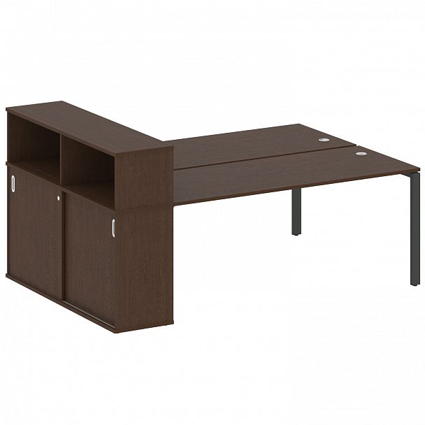 Рабочая станция "Metal System" БП.РС-СШК-2.5 венге/антрацит - Вид 1
