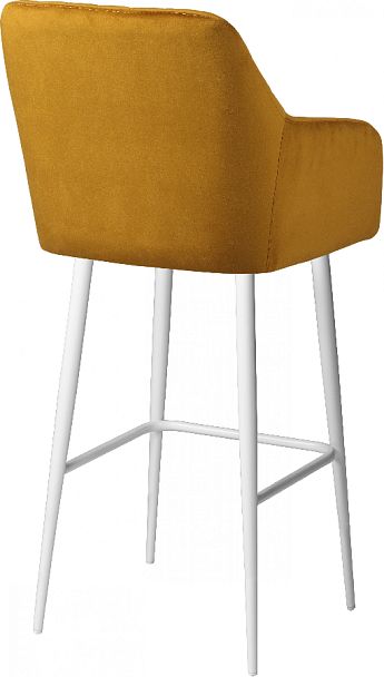 Барное поворотное кресло Барли К, Confetti chai tea/белый - Вид 5