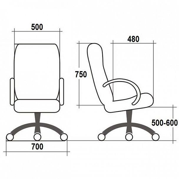 Кресло "Стиль" хром - Вид 3