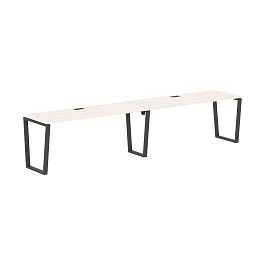 Стол 2-х местный EVWST 3567 Ясень Траун/Мокко 3526х670х750 EDIS - Фото предпросмотра