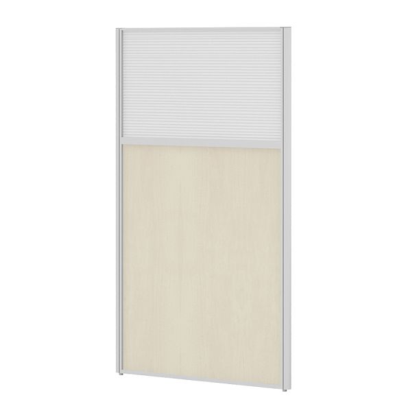 Модуль комбинированный "Мобильные офисные перегородки «Ритм»"  ПК-РТМ-МДК138х160П/Д-В1-559 клен - Вид 1