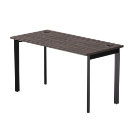 Стол прямой Everprof EVO на металлокаркасе 1380х670х755 мм опоры 45гр Дуб Пасадена/Черный - Фото предпросмотра