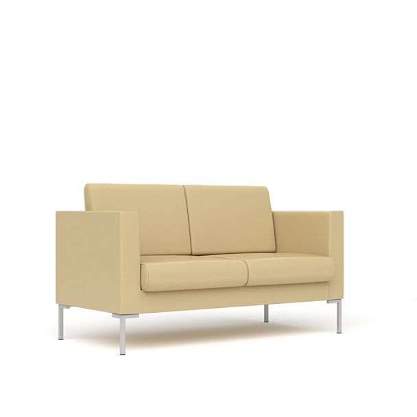 Диван 2-местный Берлин Бр. 004.01 бежевый - Вид 1