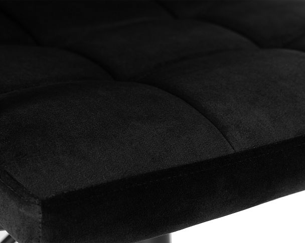 Офисное кресло для персонала DOBRIN TERRY BLACK (черный велюр (MJ9-101)) - Вид 7