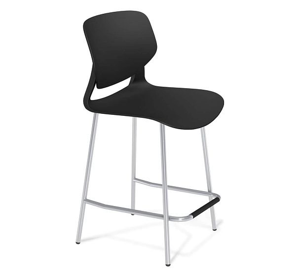 Стул полубарный Sheffilton SHT-ST59/S196-1 черный/хром лак - Вид 2