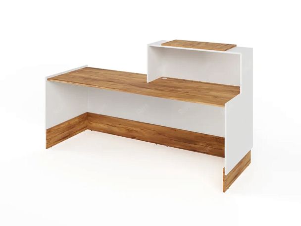 RTD090-200-ME ТАНДЕМ / TANDEM Стойка ресепшн 4-200 2000х700х1200 Таксония медовая - Вид 2