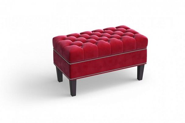 Пуф «Париж» 800 красный - Вид 1