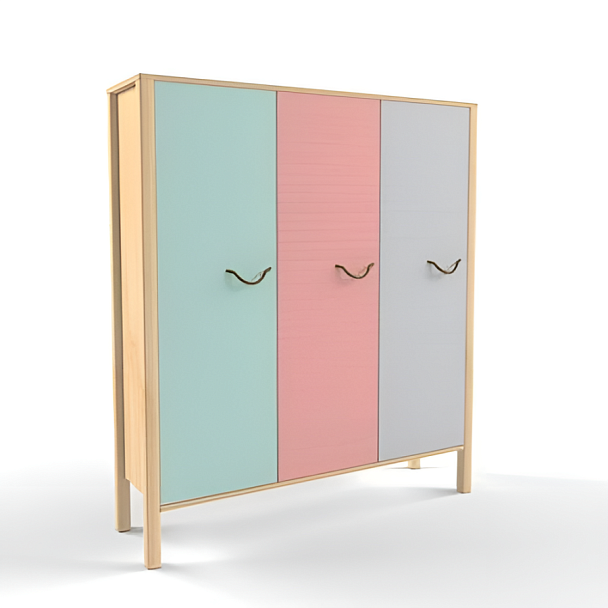 Шкаф детский трехсекционный Скандинавия - Вид 1