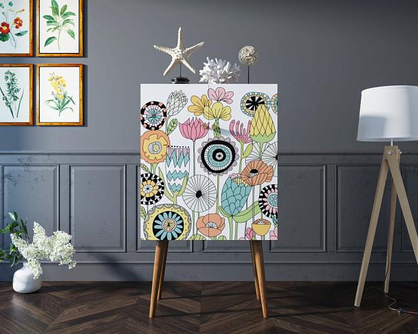 Комод на высоких ножках Berber арт BB09/Print_03 - Вид 2