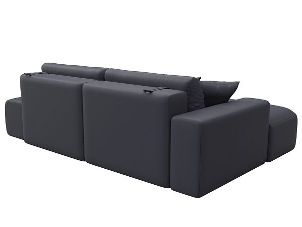 Диван угловой Лига-036 НПБ Модерн левый угол Экокожа серый - Вид 6