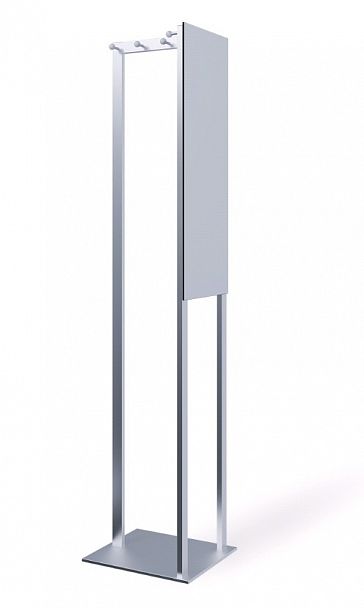 Вешалка Капричо-5  400х400х1780 металлик/пластик "Вешалки" ТК-002561000787 серый - Вид 1