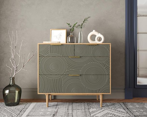 Комод с четыремя ящиками Line R22/browngrey - Вид 5