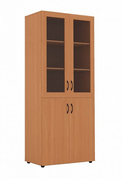 Шкаф широкий со стеклом в раме "300.22Ш" - Вид 1