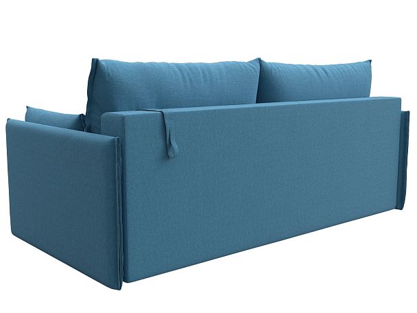 Диван прямой Сайгон Рогожка голубой - Вид 6