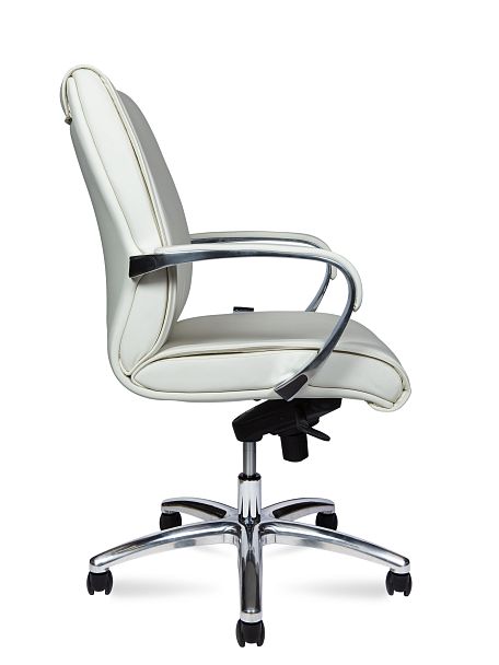 Кресло офисное Sorbonne LB ivory / слоновая кость экокожа - Вид 3