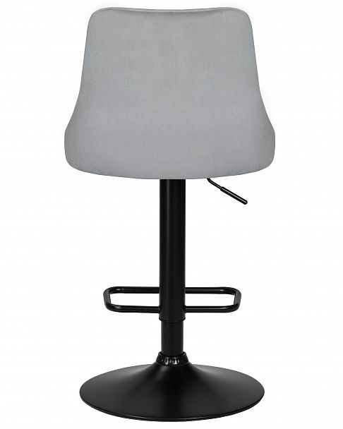 Стул барный DOBRIN JOSEPH BLACK (серый велюр (MJ9-75)) - Вид 5