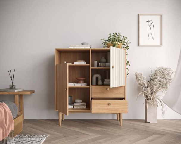 Комод Bubble Solid с двумя дверками и двумя ящиками арт BBL06S - Вид 3