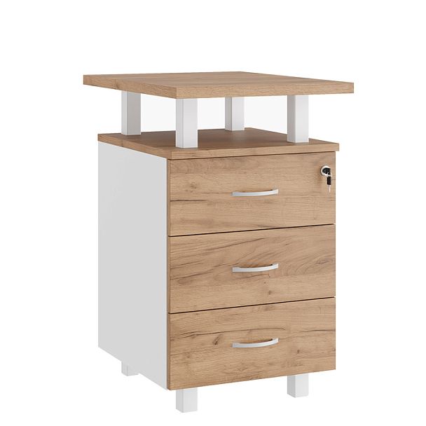 Тумба приставная Tess 44,9x60x75 дуб крафт золотой - Вид 1