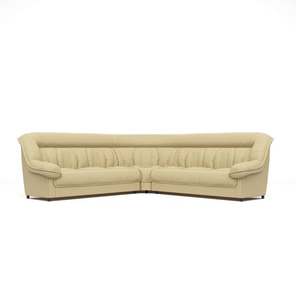 Диван угловой 3У3 Эдельвейс Ed/3y3/cn1123 бежевый - Вид 1