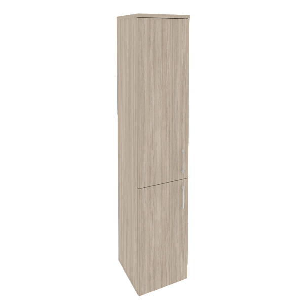 Onix Шкаф высокий узкий левый O.SU-1.3 (L) Дуб аттик 400*420*1977 - Вид 1
