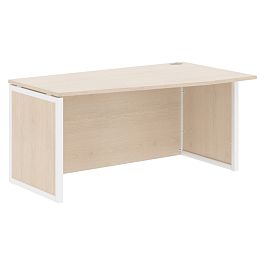 Стол эргономичный XQPCT 169H(R) Бук Тиара/Белый 1600х900х750 XTEN-QP - Фото предпросмотра