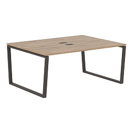 Стол 2-х местный EVWST 1713 Дуб Денвер светлый/Мокко 1760х1346х750 EDIS - Фото предпросмотра