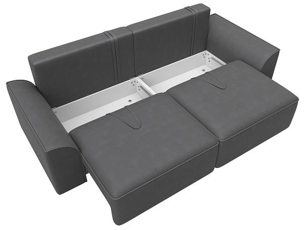 Диван прямой Лига-048 НПБ Замша серый - Вид 8