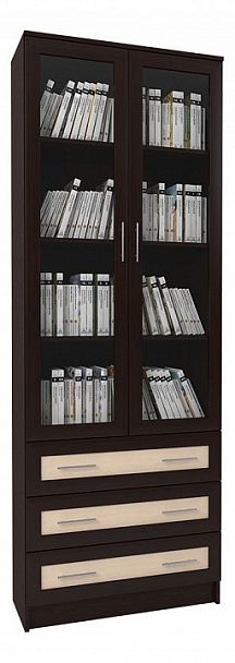 Шкаф книжный Мебелайн-51 - Вид 1