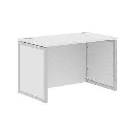 Стол прямой XQPST 127H Белый/Алюминий 1200х700х750 XTEN-QP - Фото предпросмотра