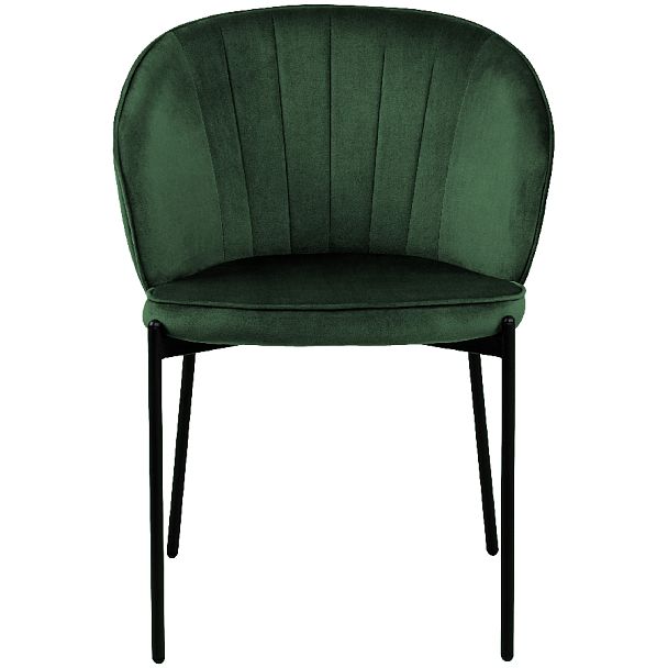 Стул кухонный Миэль зеленый велюр/черный - Вид 2