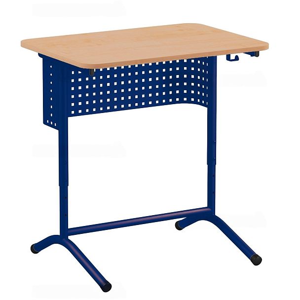 Стол ученический 103 РДП, 1-местный, регулируемый, на каркасе ДУГА с перфорацией (ЛДСП 16 мм), м/к Красный, Синий, Зеленый, гр.4-6 - Вид 6