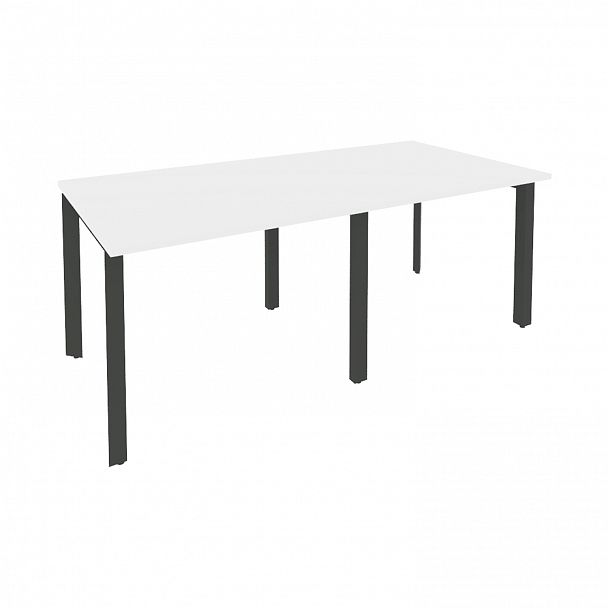 Стол переговорный "Onix" O.MP-PRG-2.1 белый/антрацит - Вид 1