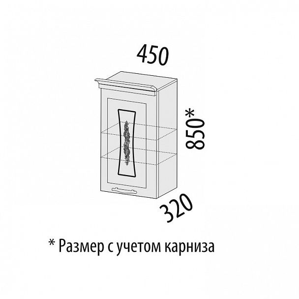 Шкаф "Виктория" 20.22 - Вид 2