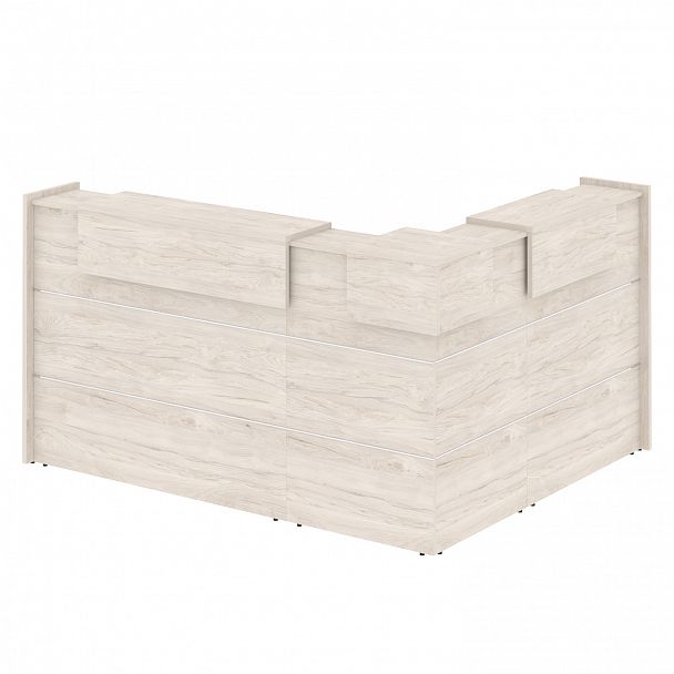 Ресепшн Г-образный "Onix" O.R-K-28 денвер светлый - Вид 2