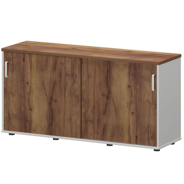 Тумба-купе СМТ-15.7К Тип2 Белый/Таксония 1496x444x750 Смарт - Вид 1