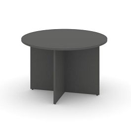 Стайл Проджект Стол переговорный кругл. SN-D.SPRG-004 Антрацит NEW 1180*1180*750 - Фото предпросмотра